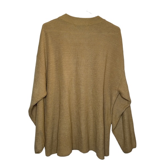 Free People FP Beach High Neck Knit Bell Sleeve Oversized Sweater Size XS - Picture 8 of 11